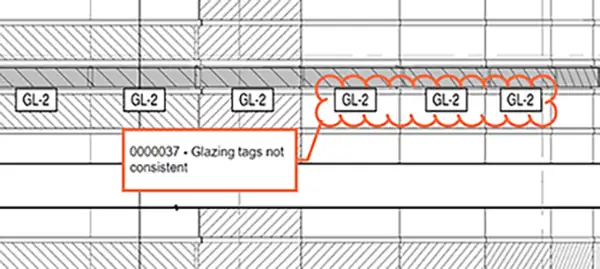 Glazing tags not consistent