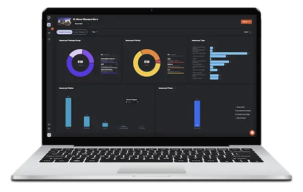 Firmus User Interface - Dark Theme